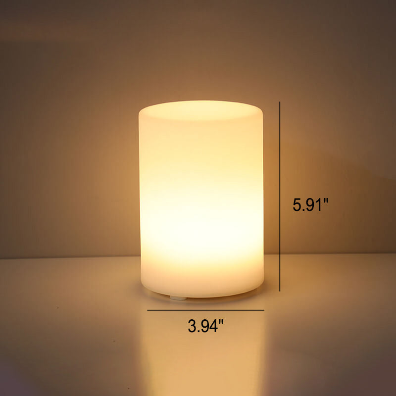 Artistic Geometric Battery-Powered Remote Control Night Light Table Lamp