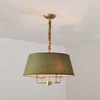 Classic European Vintage 4-Light Iron Pendant Lamp
