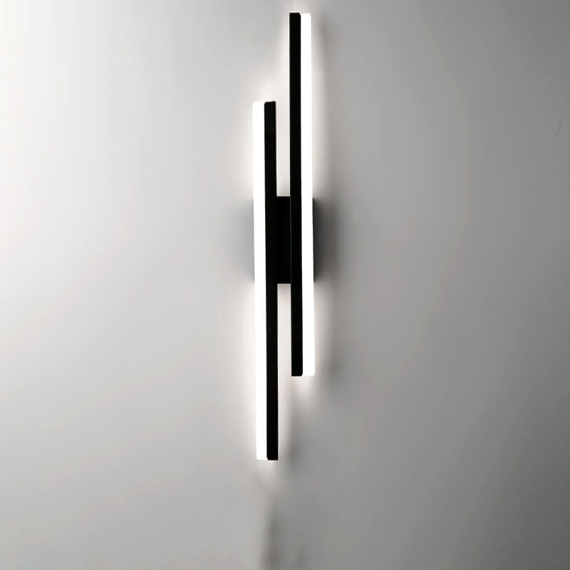 Contemporary Minimalist Iron and Acrylic LED Wall Sconce