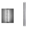 Contemporary Waterproof Outdoor Garden Wall Light with Long Acrylic Solar LED