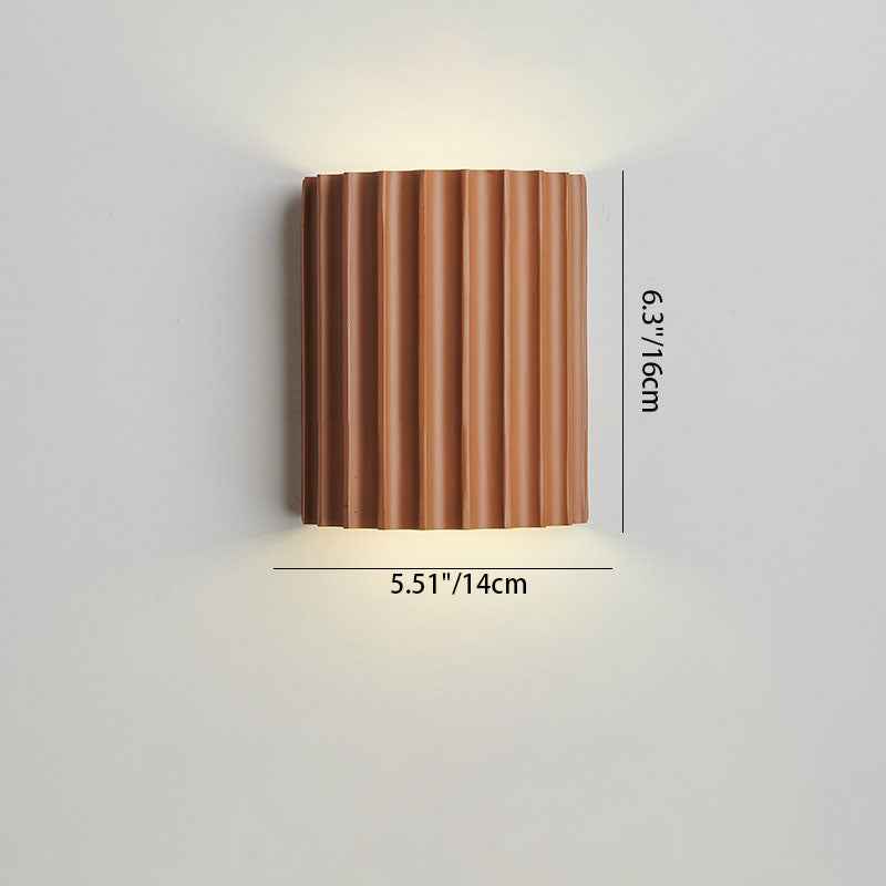 Modern Nordic Resin 2-Light Wall Sconce Lamp for Bedroom