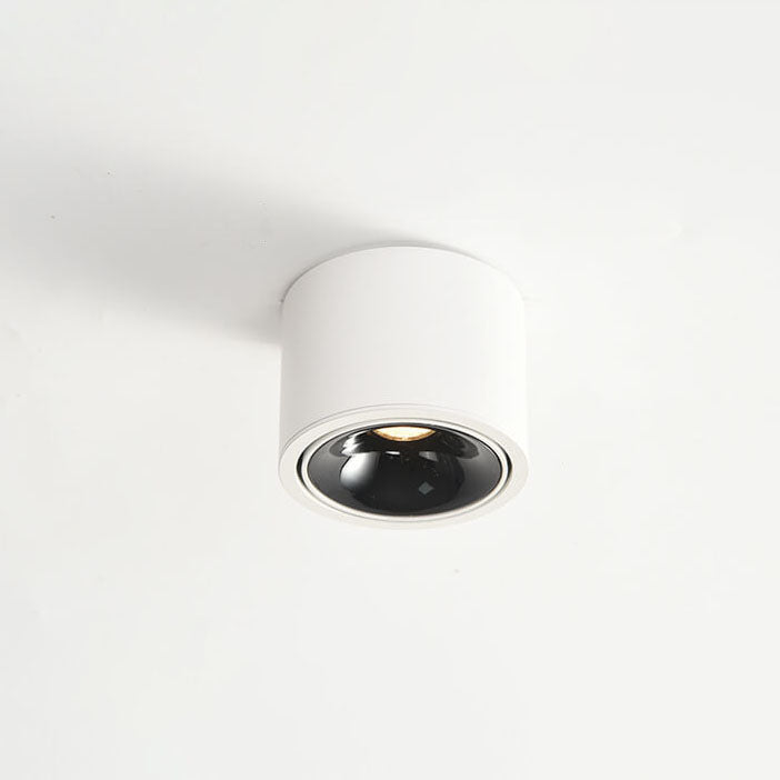 Contemporary Adjustable Round LED Flush Mount Ceiling Spotlight