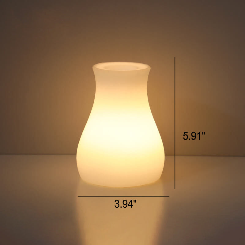 Artistic Geometric Battery-Powered Remote Control Night Light Table Lamp
