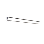 Contemporary Waterproof LED Wall Sconce Lamp for Outdoor Use - Long Bar Design in Aluminum and Acrylic