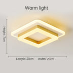 Bela Square LED Ceiling Light | Modern Flush Mount, 24W Energy Efficient