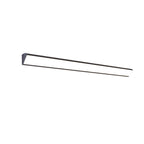 Contemporary Waterproof LED Wall Sconce Lamp for Outdoor Use - Long Bar Design in Aluminum and Acrylic