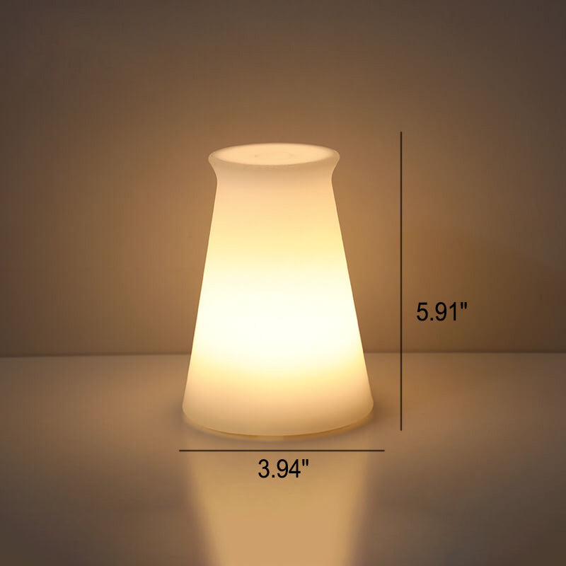Artistic Geometric Battery-Powered Remote Control Night Light Table Lamp