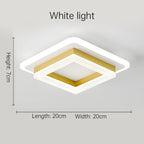 Bela Square LED Ceiling Light | Modern Flush Mount, 24W Energy Efficient