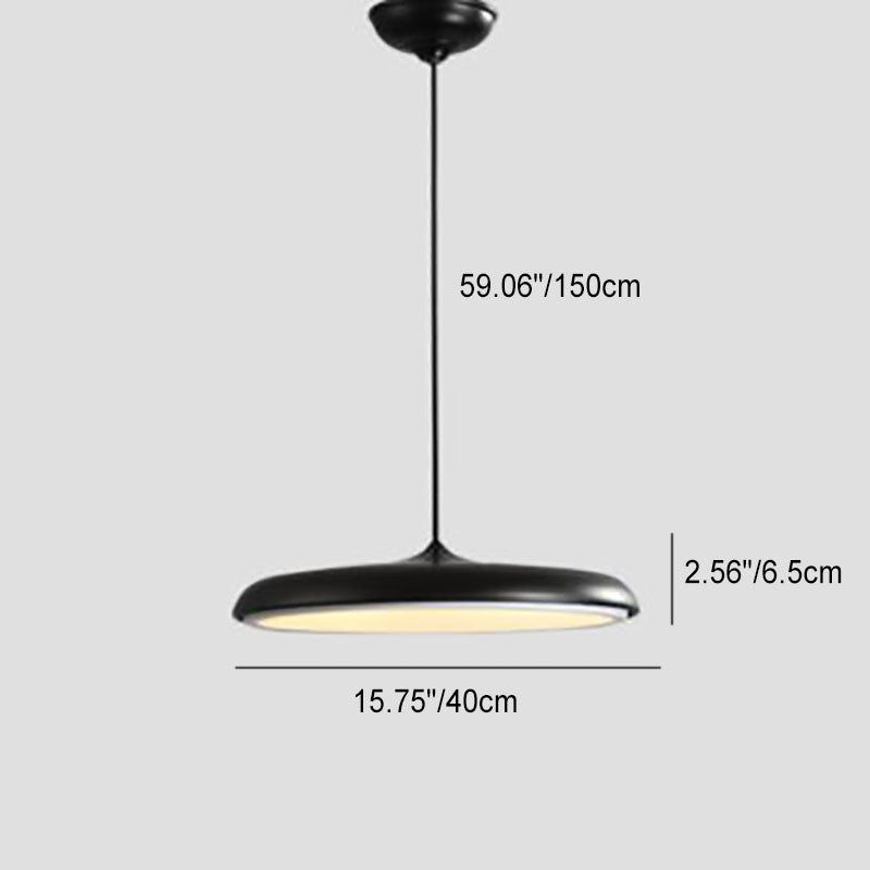 Nordic Macaron UFO Metal LED Pendant Light