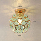 Bela Ceiling Lamp | Floral Design, Warm Light Reflection