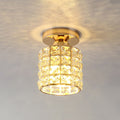 Mezula - Modern Gold Round Glass Ceiling Lamp