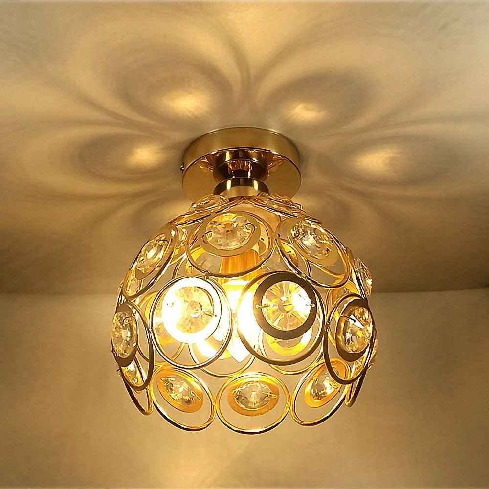 Bela Ceiling Lamp | Compact Crystal Light Pattern