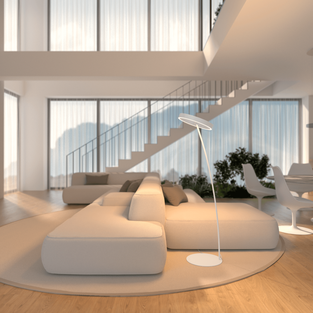 Sola LED Floor Lamp | Stepless Dimming, Adjustable Colour Temperature