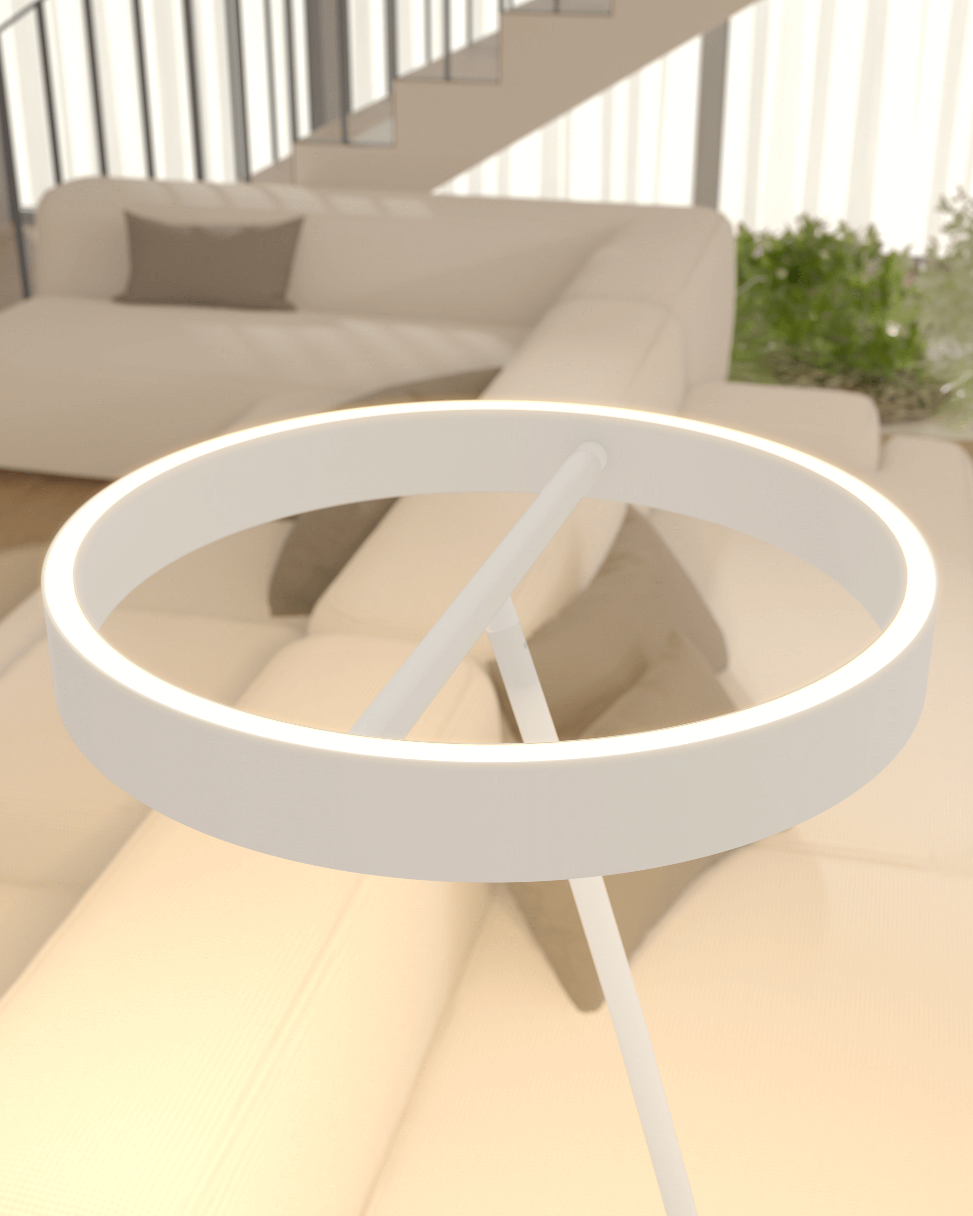 Sola LED Floor Lamp | Stepless Dimming, Adjustable Colour Temperature