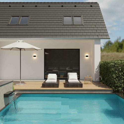Alera Wall Light | Warm 2700K, IP54 Weatherproof