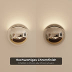 Pelo Wall Light | Modern Chrome Finish, IP65 Weatherproof