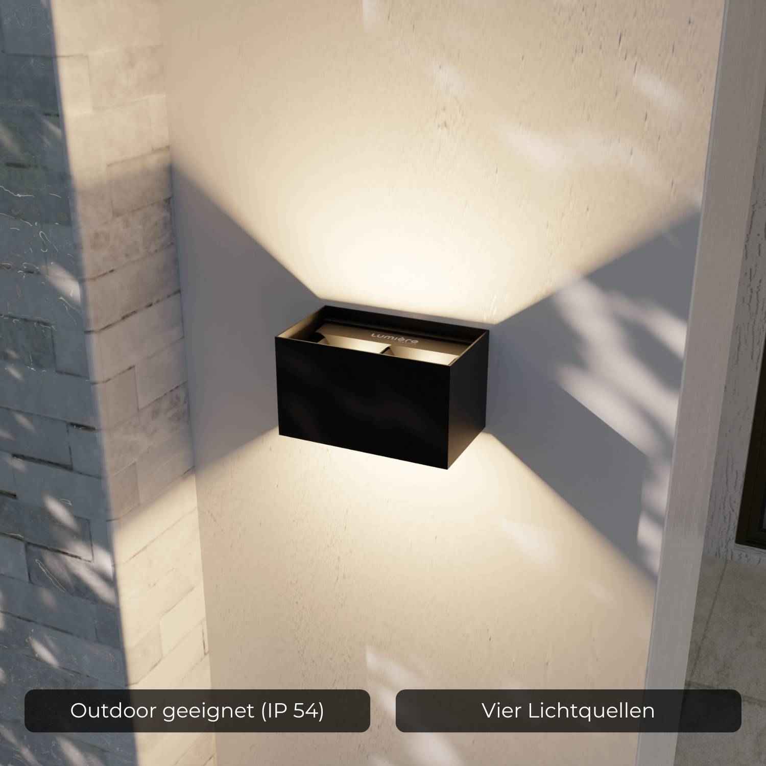 Tera Wall Light | Adjustable Beam, IP54 Rated