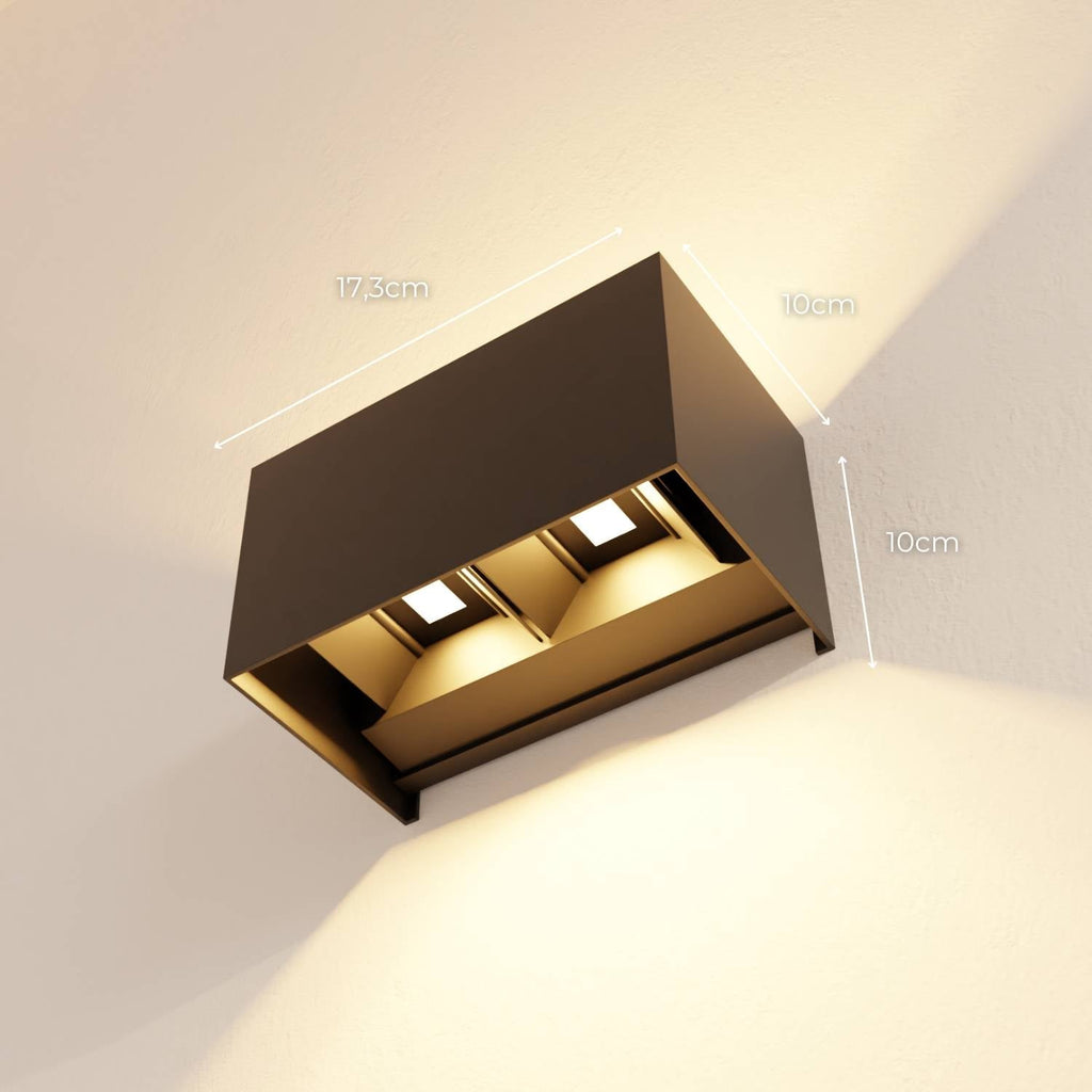 Tera Wall Light | Adjustable Beam, IP54 Rated