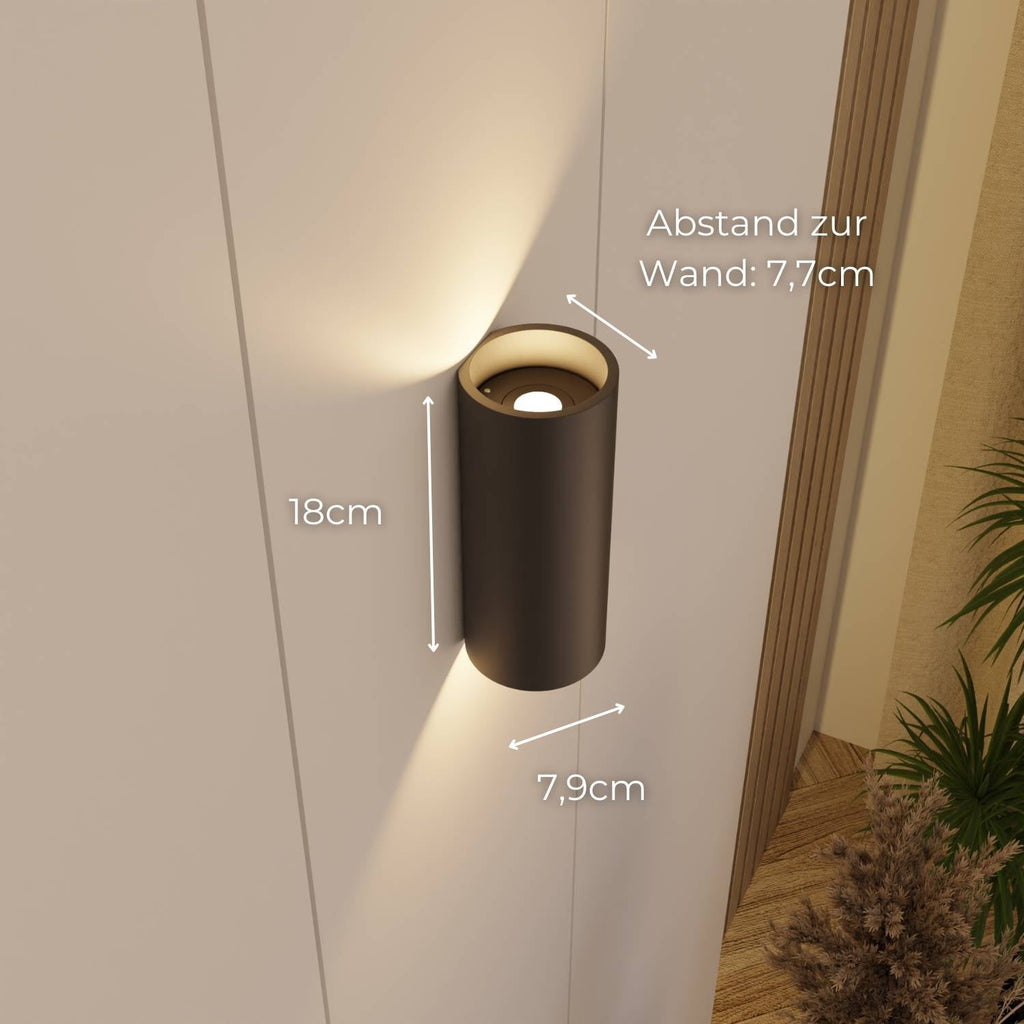 Sierra Wall Light | 2700K Warm White, IP54 Rated
