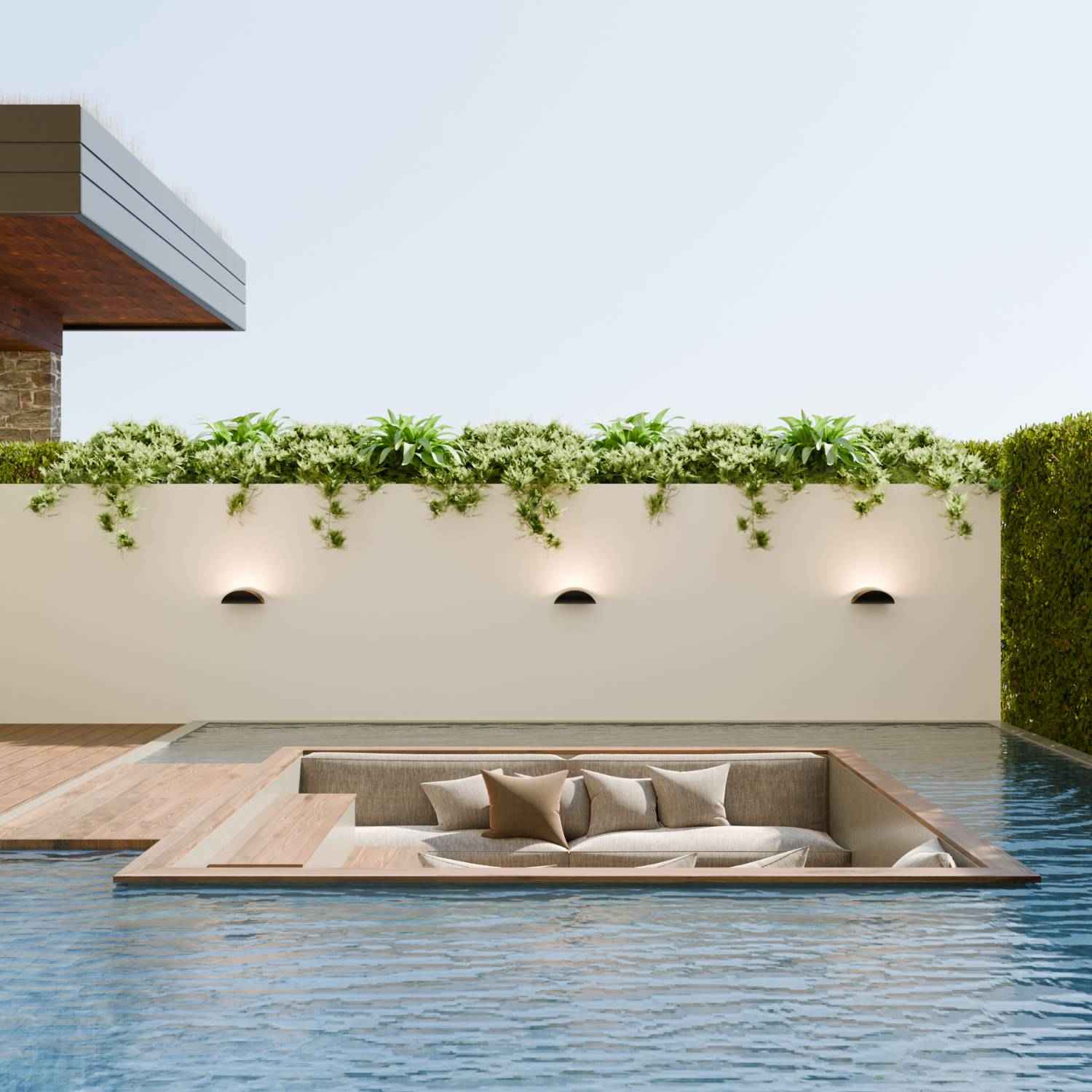 Vela Wall Light | 2700K Warm Glow, IP54 Rated