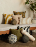 Bello Velvet Pillow | High-Low Checker Pattern, Textural Design