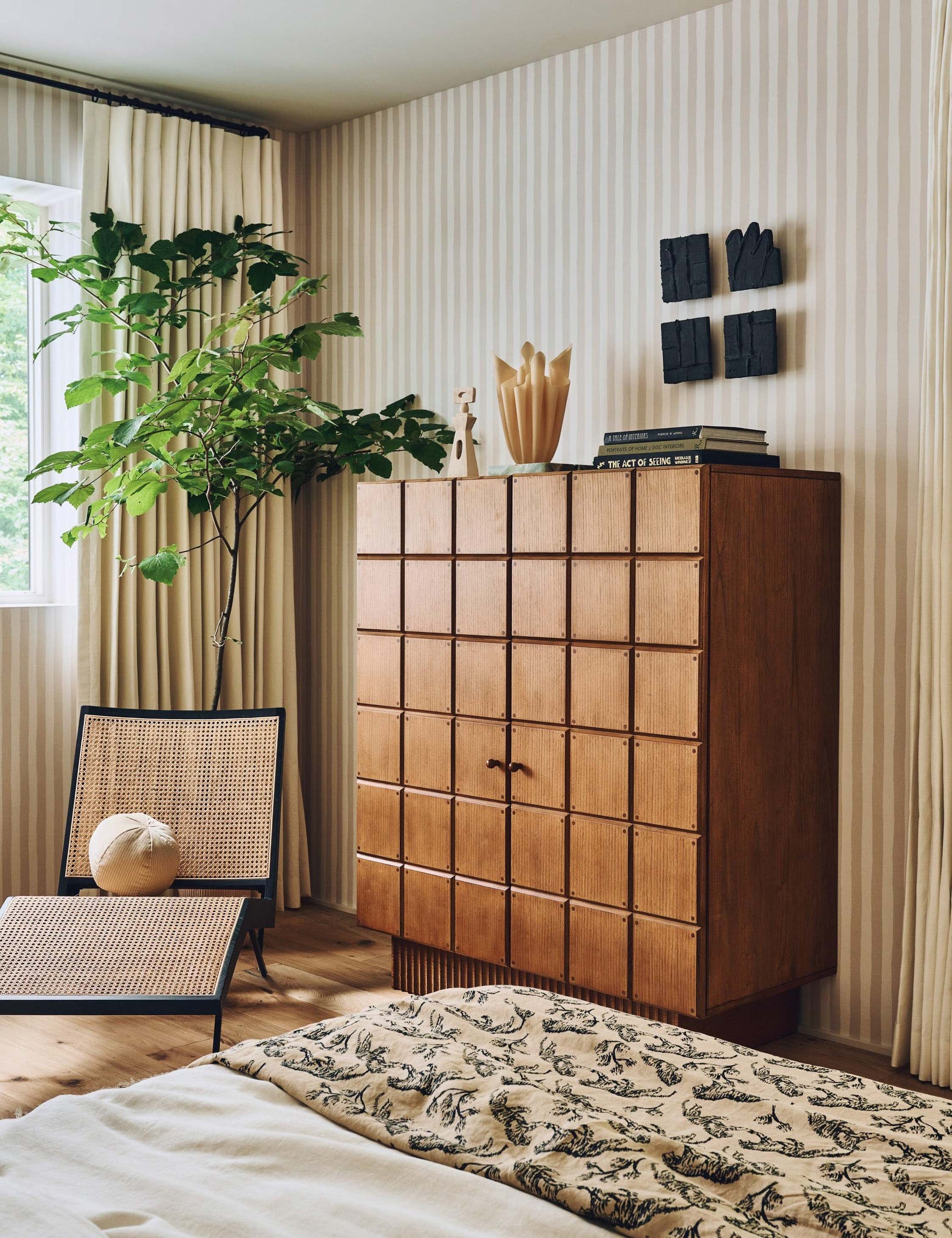 Bela Painterly Stripe Wallpaper | Organic-Inspired Design