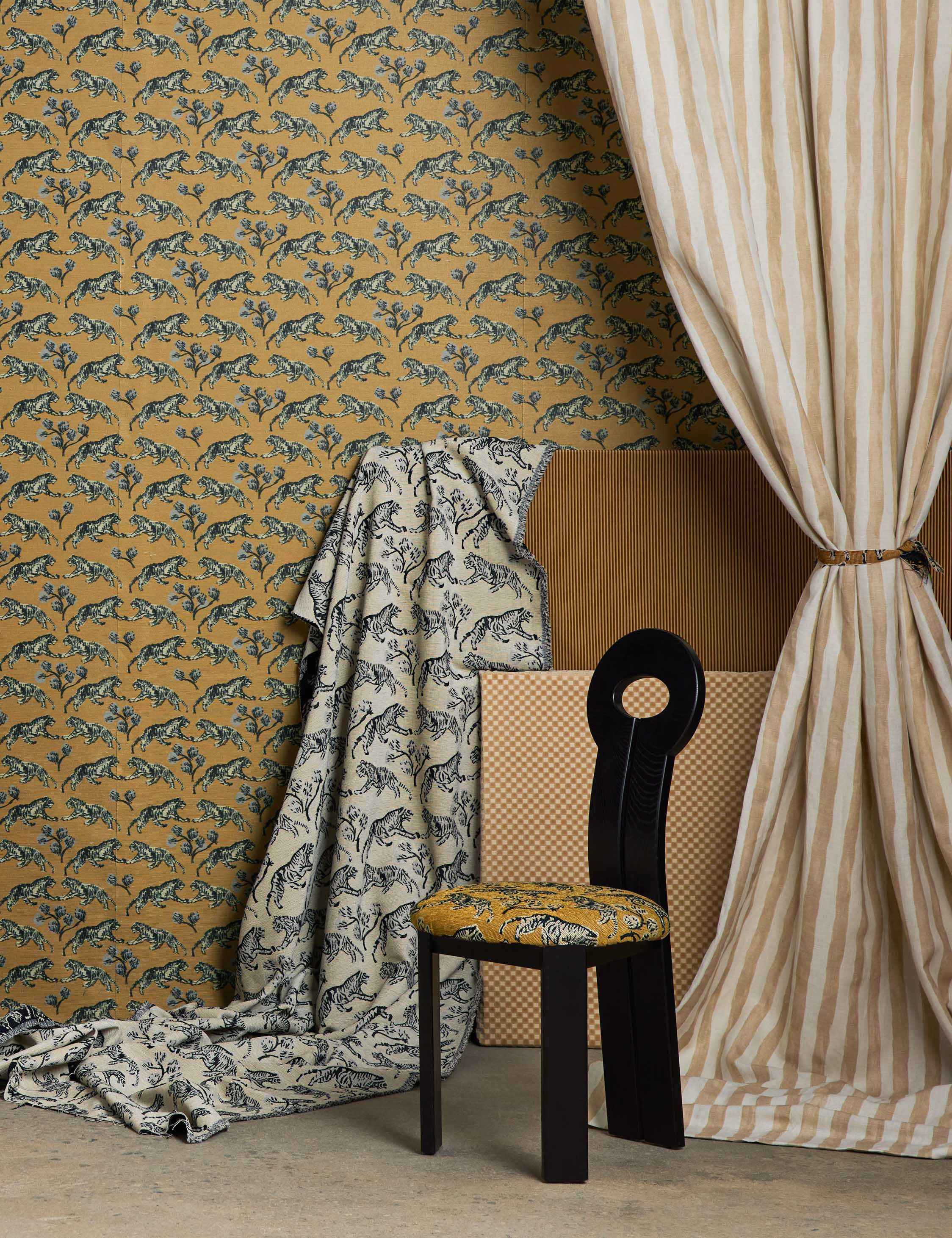 Pinnacle Stripe Curtain Panel | Linen, Exclusive Design by Sarah Sherman Samuel