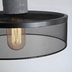 Brix Industrial Pendant Light | Cement & Iron, Adjustable Cable