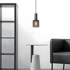 Brix Industrial Pendant Light | Cement & Iron, Adjustable Cable