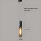 Brix Industrial Pendant Light | Cement & Iron, Adjustable Cable