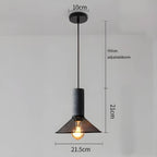 Brix Industrial Pendant Light | Cement & Iron, Adjustable Cable