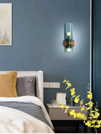 Bela Glass Wall Lamp | Smoked Tube Design, Up & Down Lighting