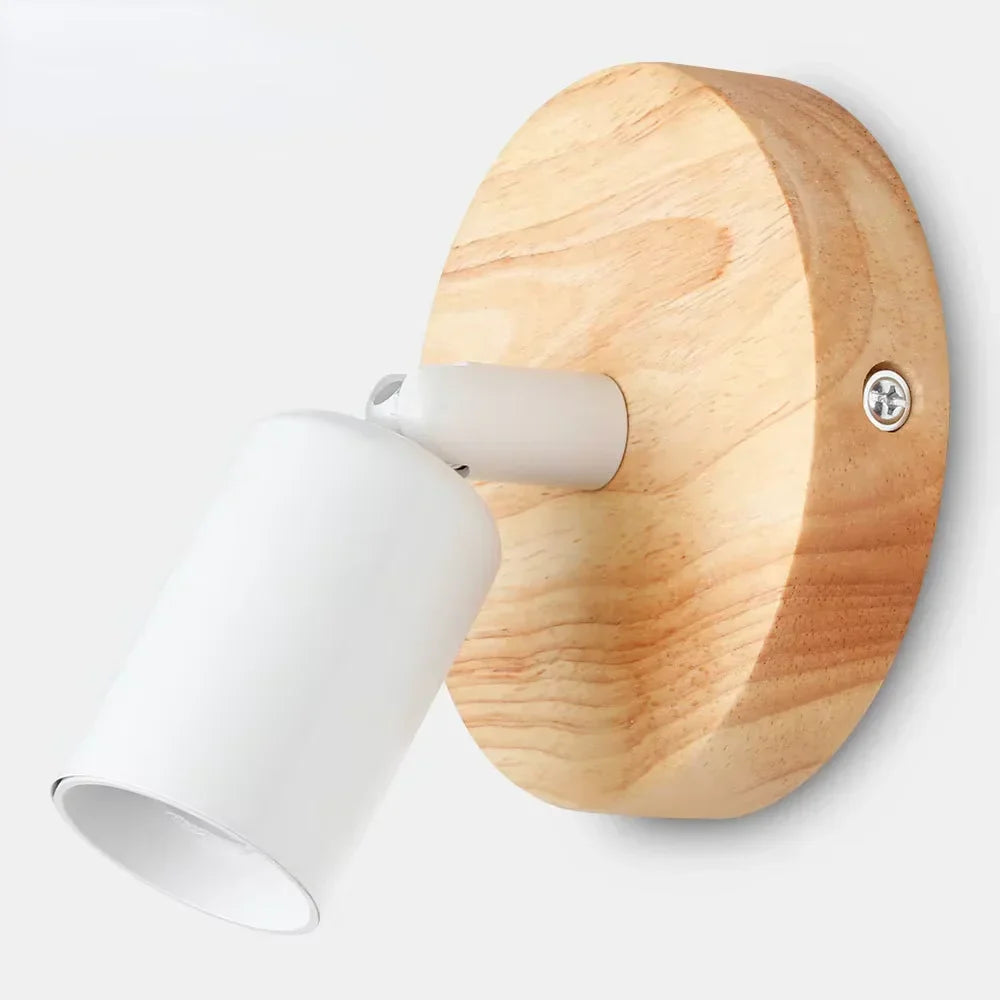 Bello Vintage Wall Lamp | Adjustable Wooden & Metal Sconce