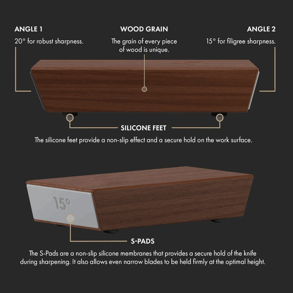 Orion - Professional Knife Sharpener with Diamond Coating for Precise Sharpening