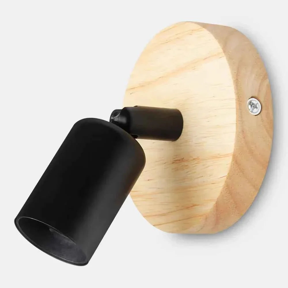 Bello Vintage Wall Lamp | Adjustable Wooden & Metal Sconce