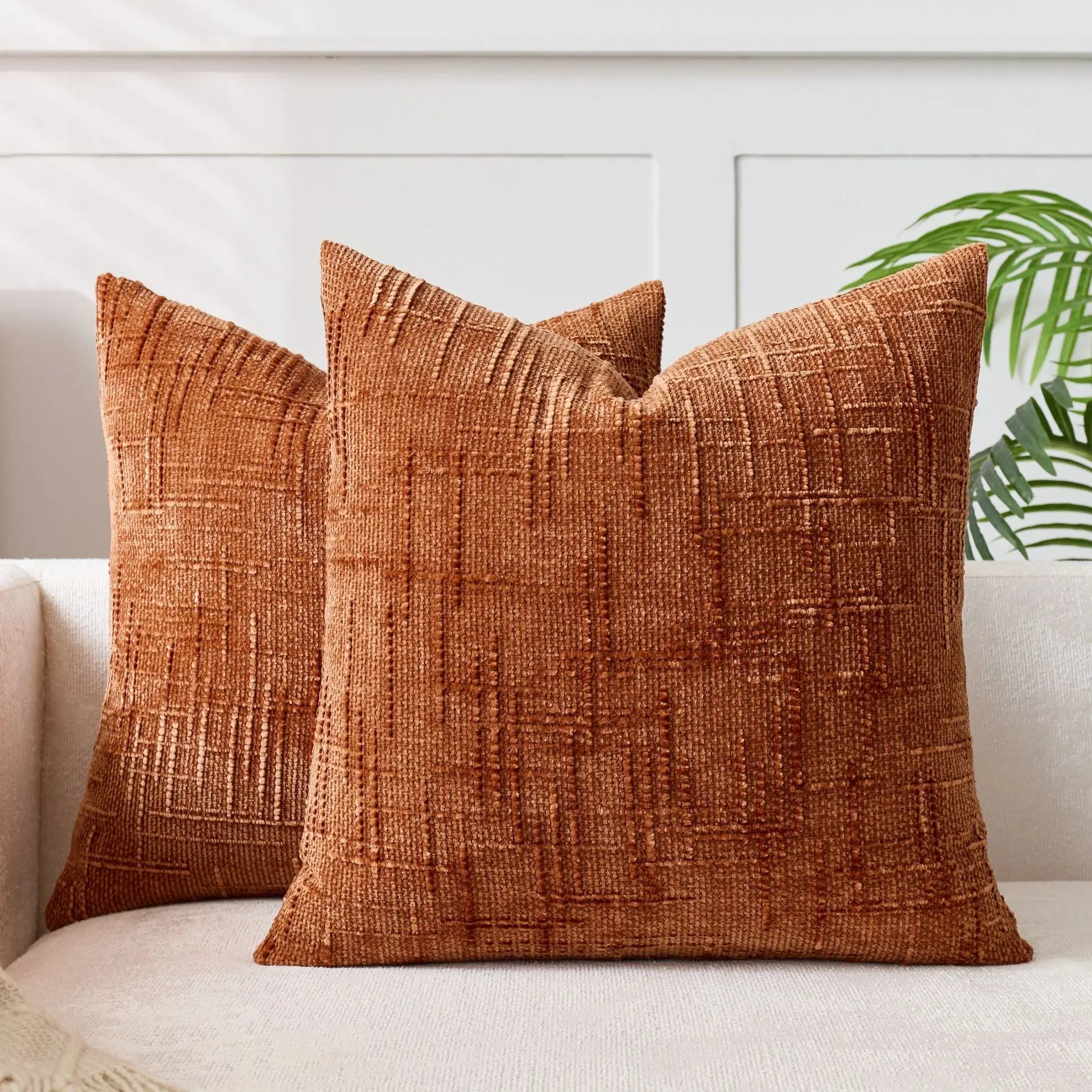 Bela Chenille Kussenhoes | Luxe Geweven Structuur, Wasbaar
