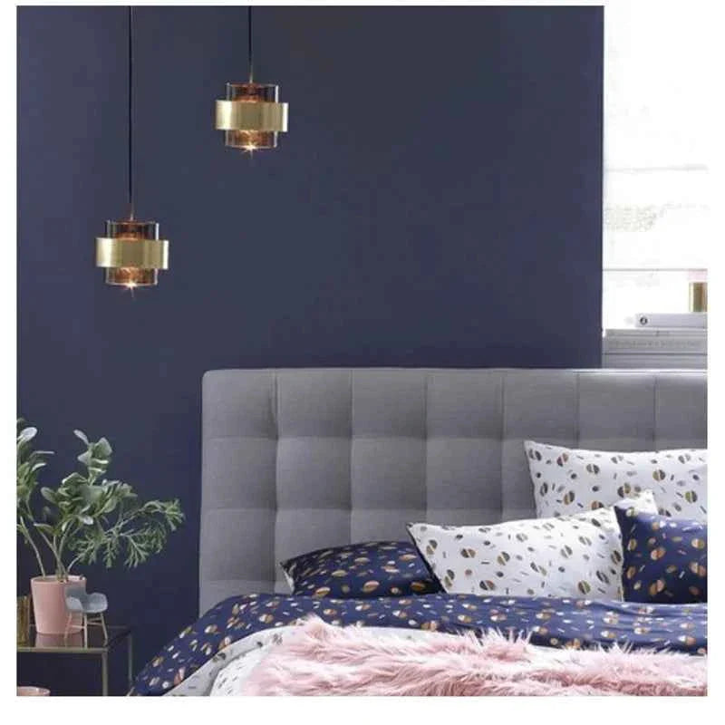 Brio Pendant Light | Smoked Glass & Brass Design