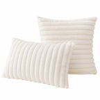 Esméa - Plush Decorative Pillow Cover Faux Fur 30x50 Or 45x45 Cm
