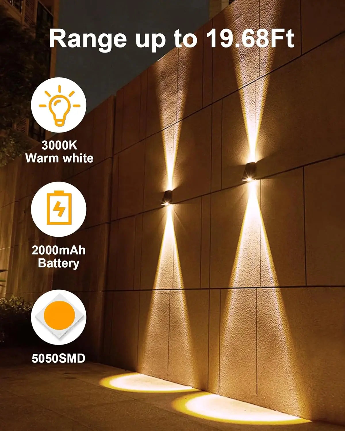 Lunviro – Solar LED Wand Lamp for Outdoor Use