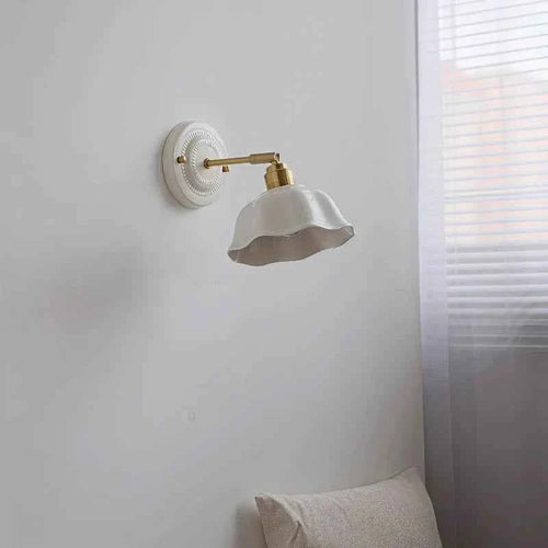 Bela Ceramic Wall Lamp | Vintage Elegance, Warm Ambient Lighting