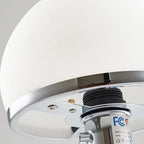Bela Table Lamp | Frosted Glass Shade, Chrome Base