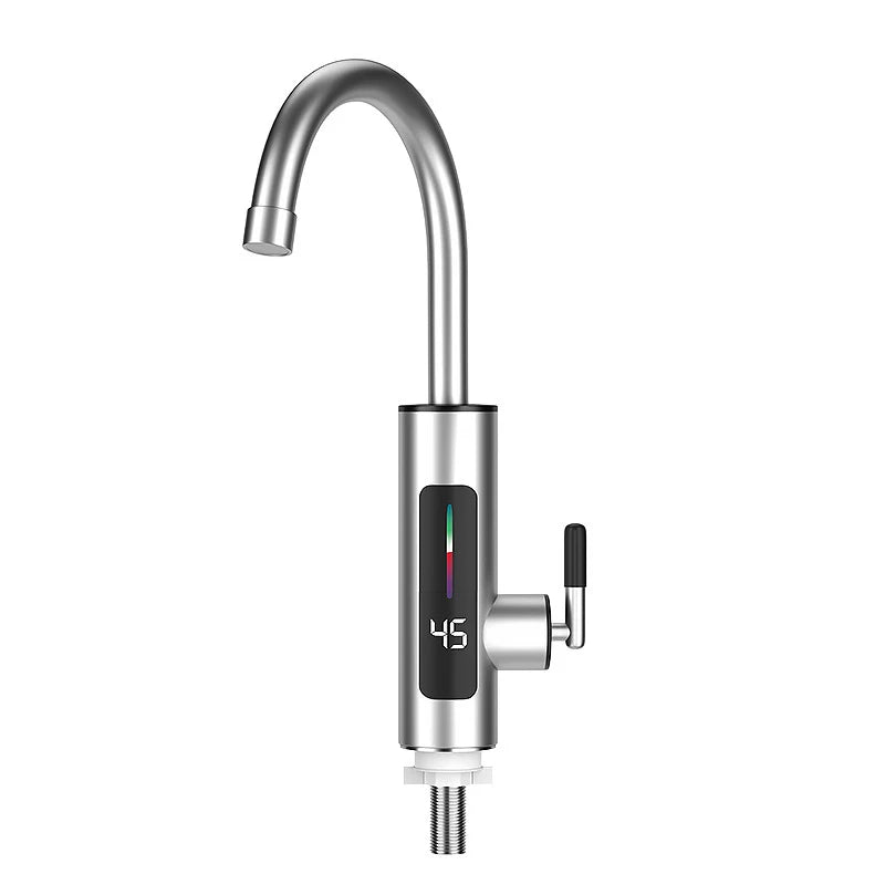Zarenthea - Electric Kitchen Faucet with Flow Heater 3000W Stainless Steel