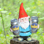 Clytie - Drunken Gnome with Beer Funny Figurine for Garden and Home Decoration