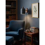 Sables Zen Walnut Plug-in Wall Sconce