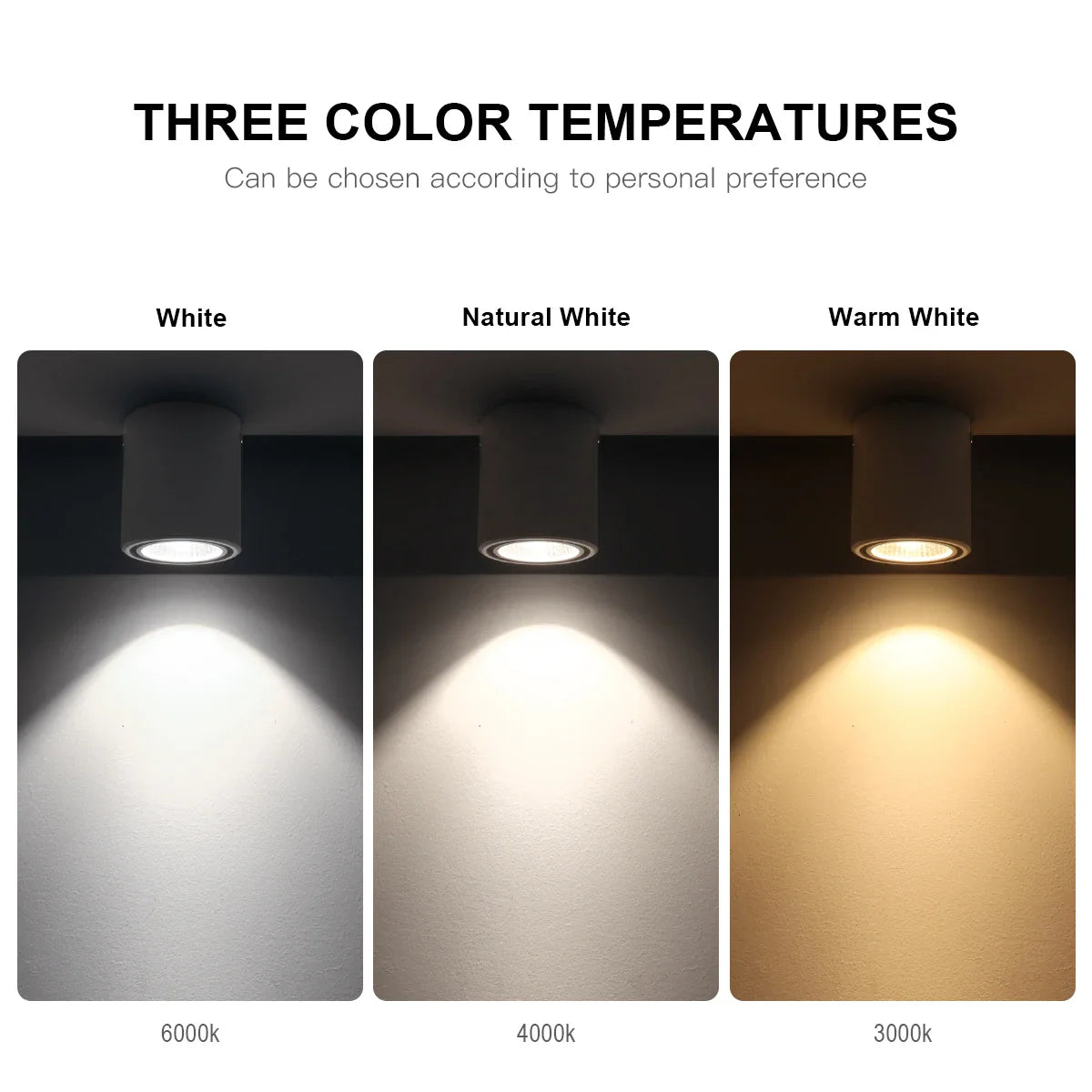 Durelio – 30 Degree LED Spot Surface Mounted Ceiling Lamp 7W 12W