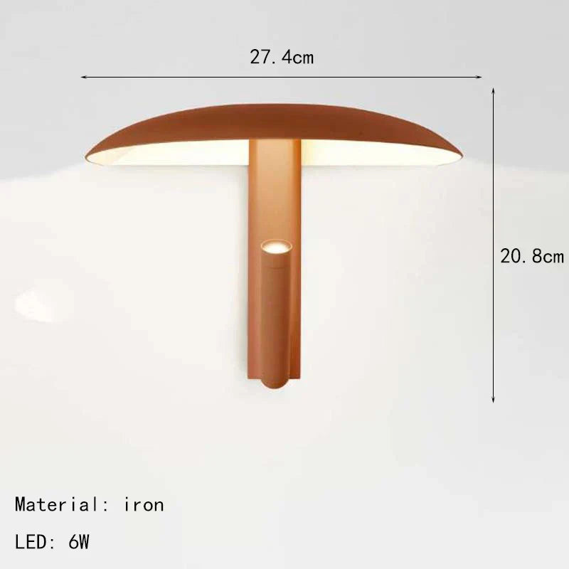 Norela – Minimalist Mushroom Wall Lamp