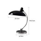 ArcGlanz: Bauhaus Table Lamp in Iron – Scandinavian Design & Ambient Light