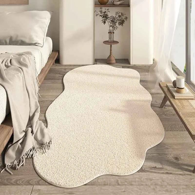 Bela Irregular Area Rug | Non-Slip Soft Texture, Minimalist Design