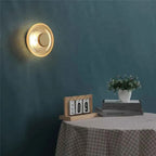 Bela Glass Wall Lamp | Textured Design, Warm LED Illumination