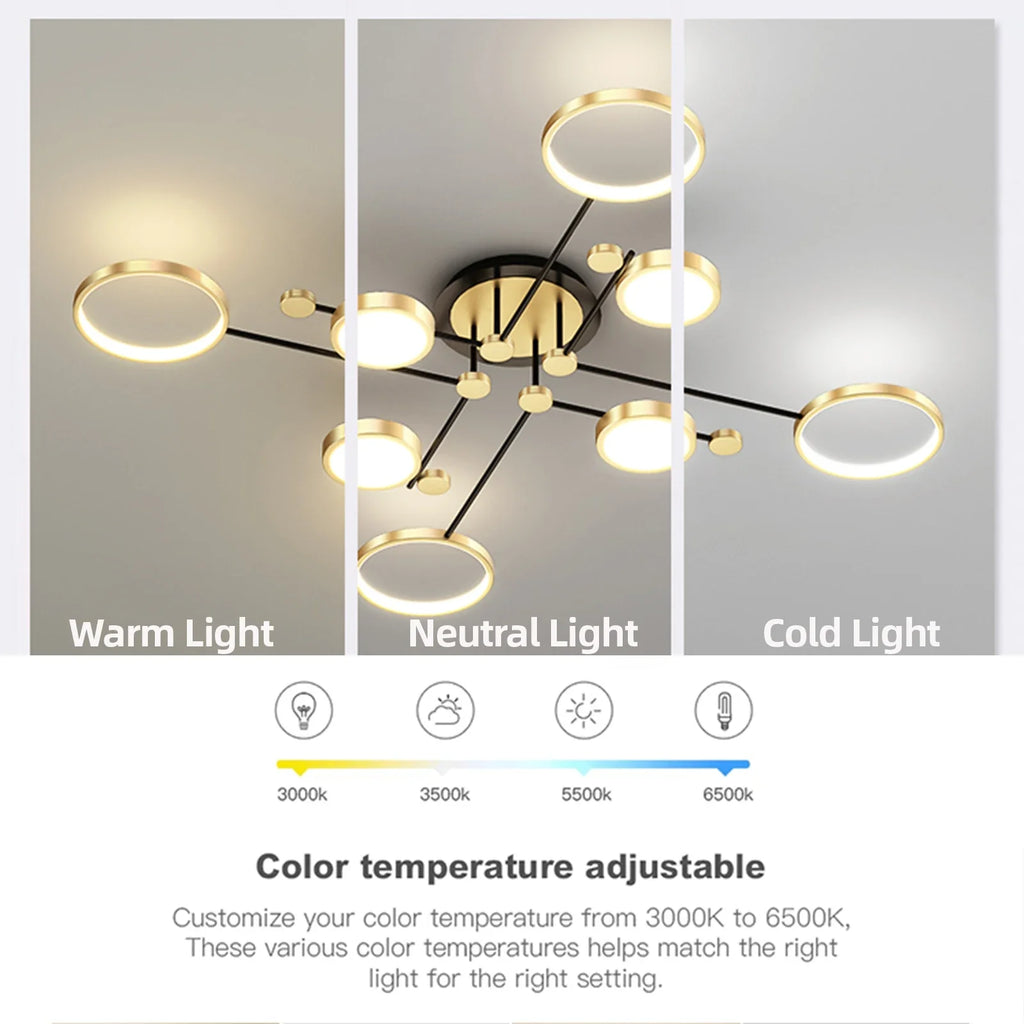 Calyrex - Modern Pendant Chandelier Color Change